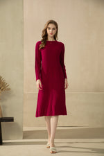 NYLA MERINO WOOL LONG DRESS