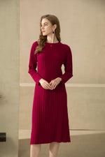 NYLA MERINO WOOL LONG DRESS