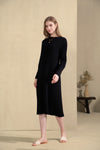 NYLA MERINO WOOL LONG DRESS