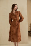 HAZEL BELTED LONG DRESS