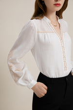 ALEXANDRA LINEN BLOUSE