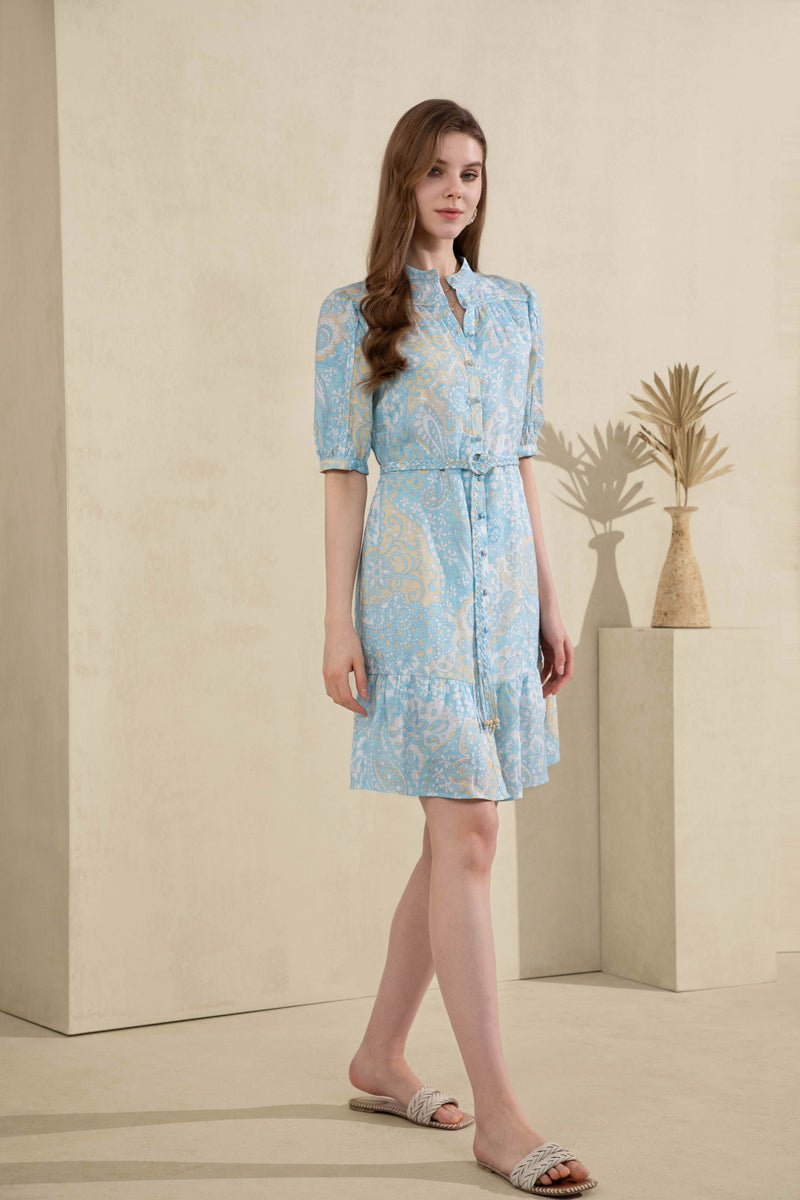 DESIREE LINEN SHORT DRESS