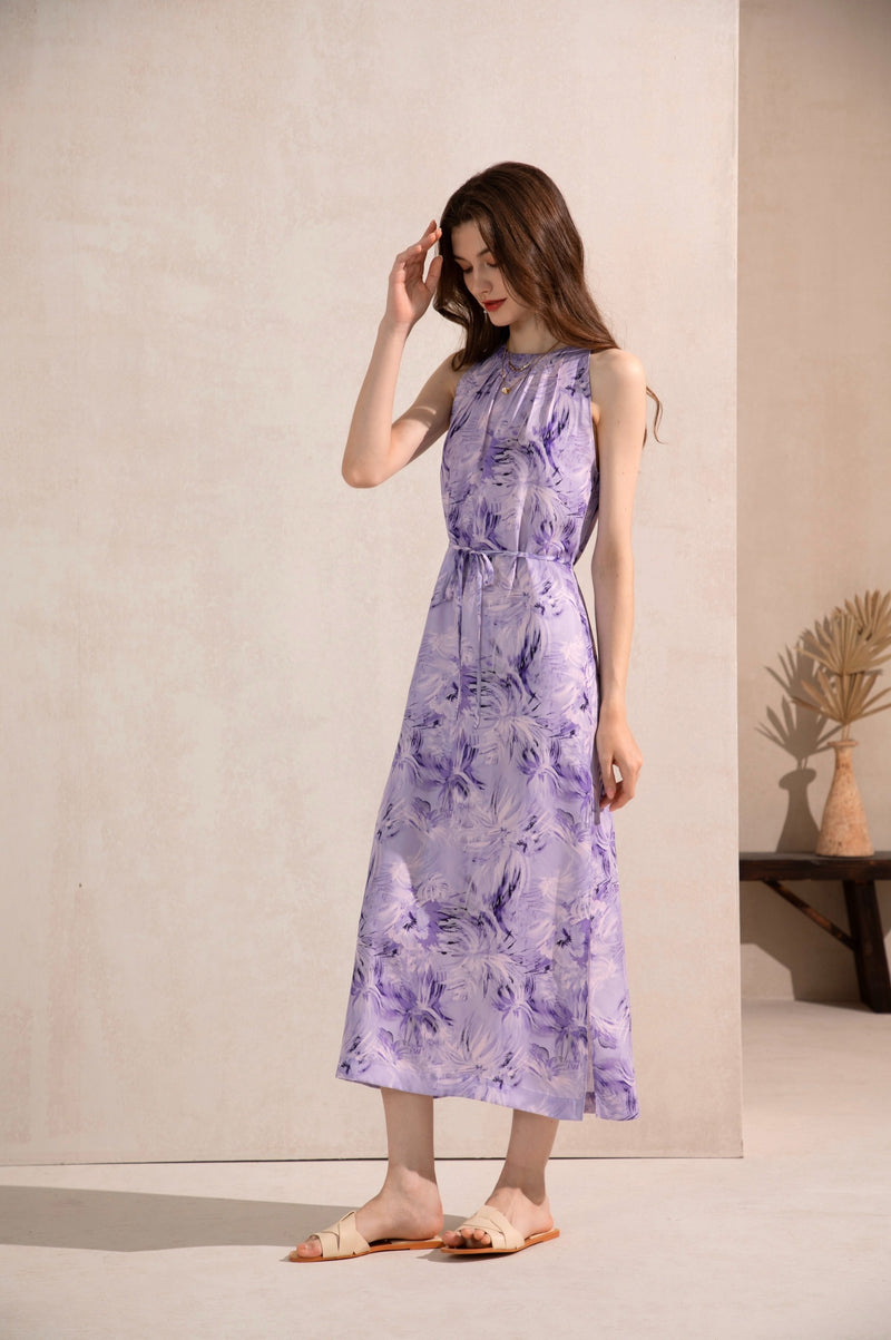 ASSIA CUPRO LONG DRESS