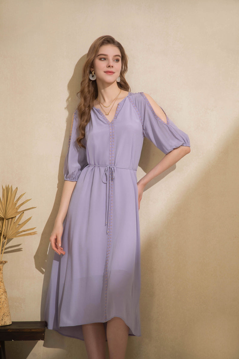 TAHARI SILK LONG DRESS