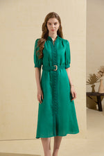 FELICE LINEN LONG DRESS