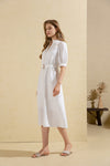 FELICE LINEN LONG DRESS