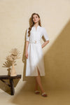 FELICE LINEN LONG DRESS