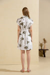 FLEUR PRINTED SHORT DRESS