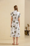 FLEUR PRINTED LONG DRESS