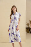 FLEUR PRINTED LONG DRESS