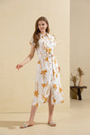 FLEUR PRINTED LONG DRESS