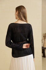 ILEANA SILK LINEN SWEATER