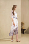 AERIN PRINTED LONG DRESS