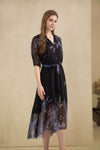 AERIN PRINTED LONG DRESS