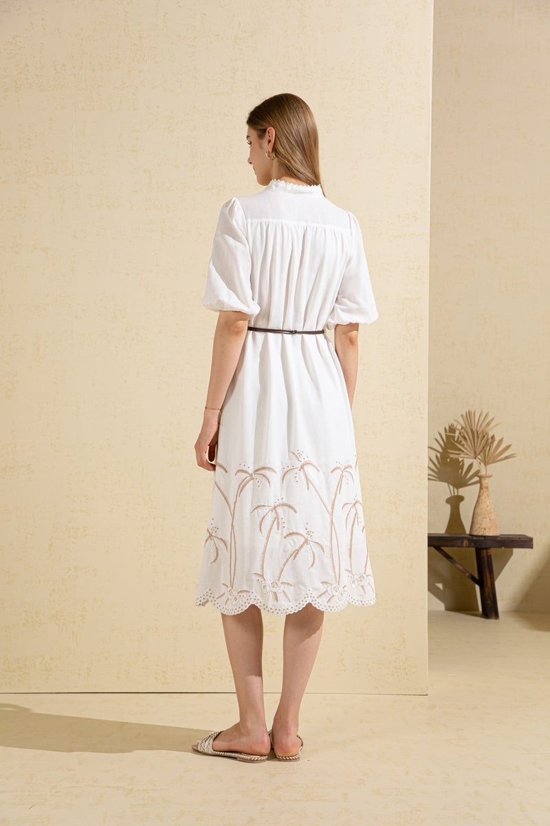 TAHLEA EMBROIDERED DRESS