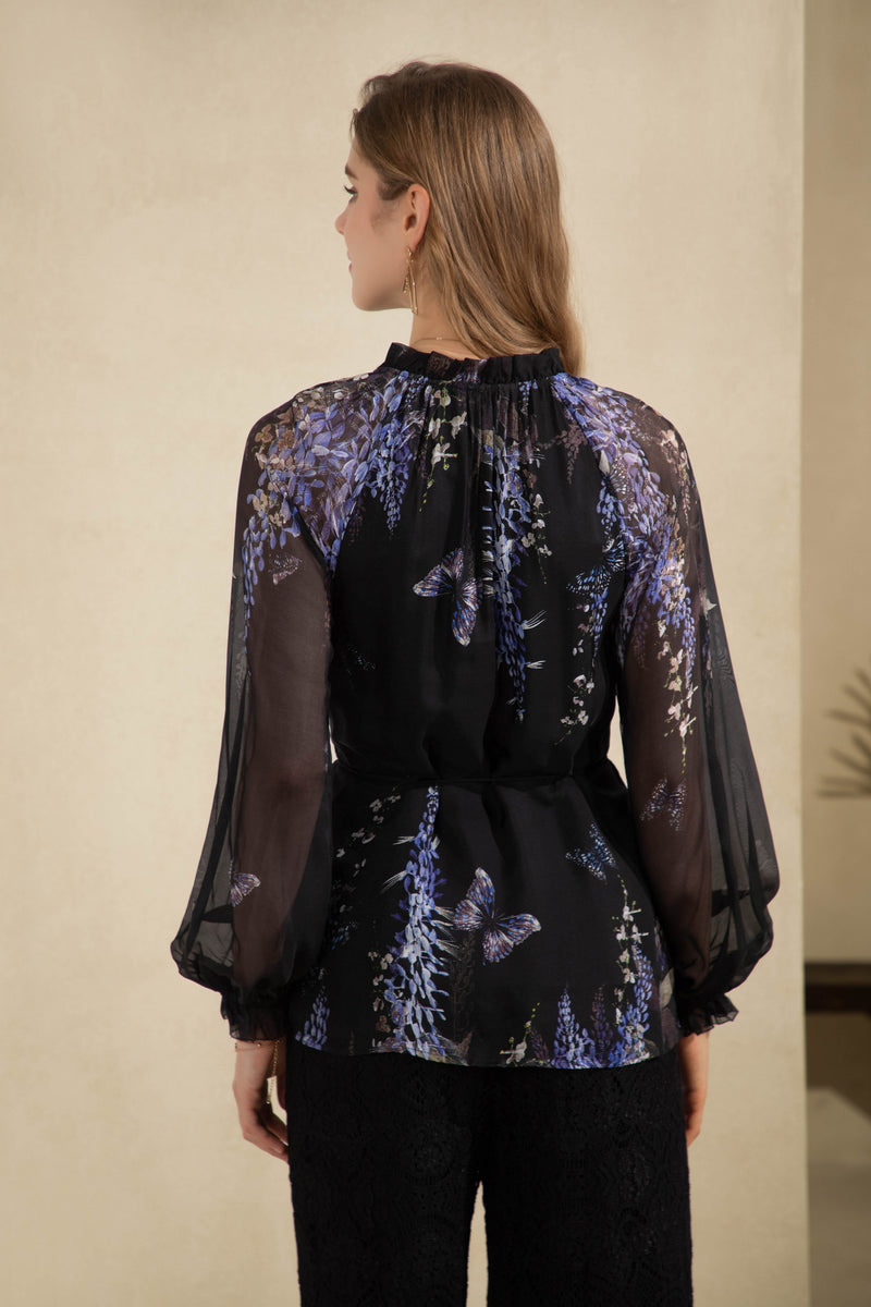 AERIN PRINTED BLOUSE