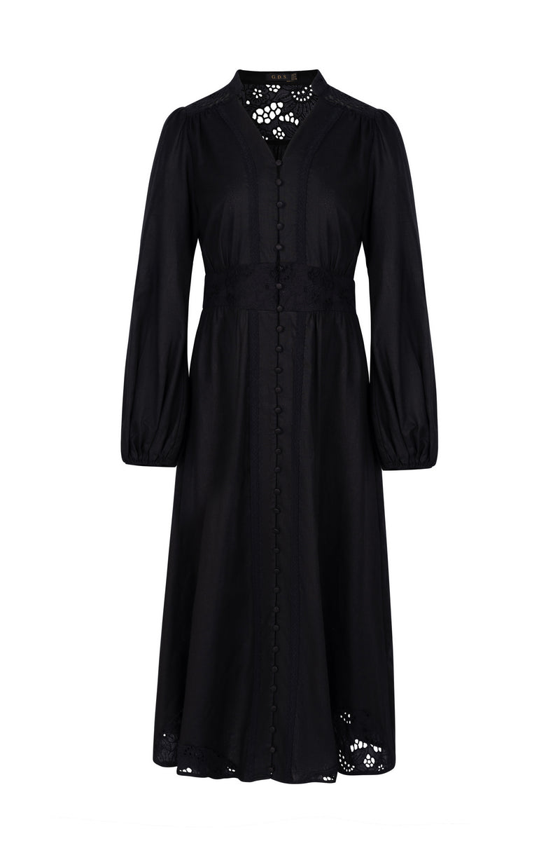 WILLOW LONG SLEEVES LONG DRESS