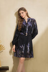 AERIN LONG SLEEVES SHORT DRESS