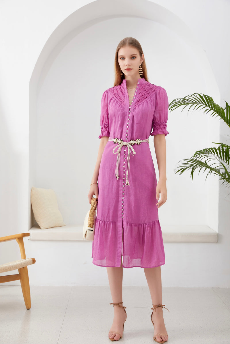 COLETTE LINEN DRESS