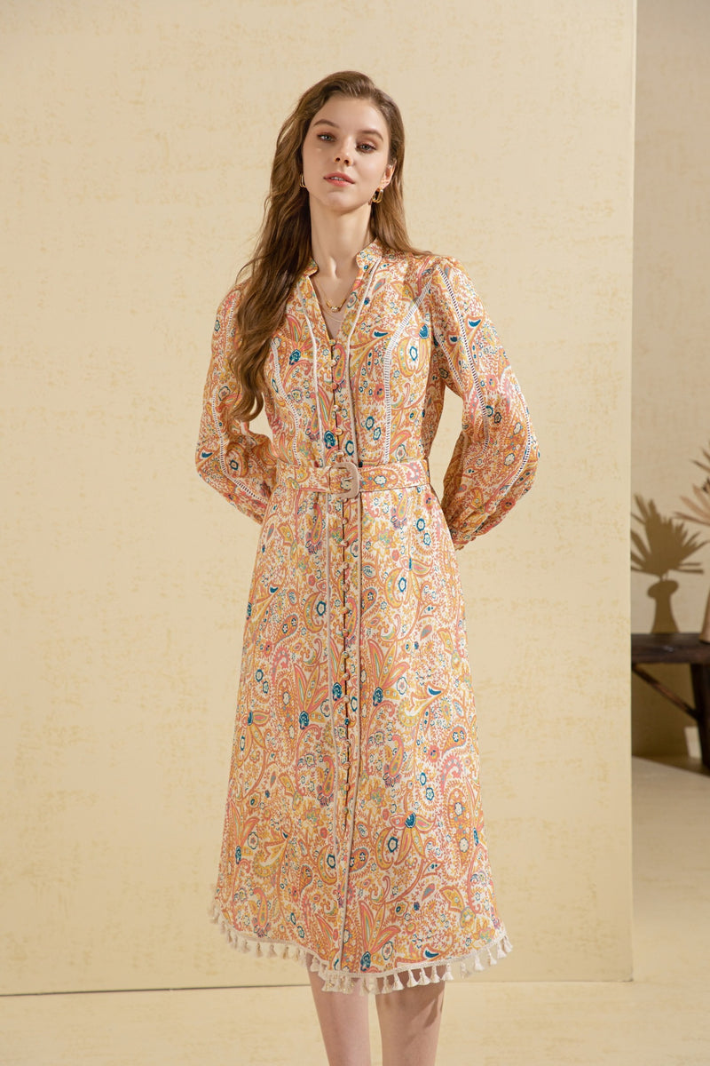 LUMIRA LINEN DRESS