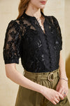 YVETTE SHORT SLEEVES BLOUSE