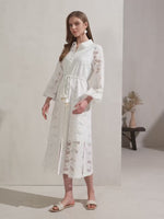 ROSIE EMBROIDERED LONG DRESS