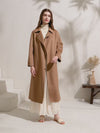 SELENA CAMEL WOOL COAT