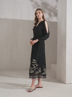 OLIVIANE EMBROIDERED SKIRT