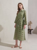 ROSIE EMBROIDERED LONG DRESS