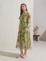 NINETTE SILK LONG DRESS