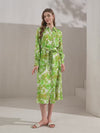 LIA CUPRO PRINTED DRESS