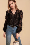 YVETTE BUTTON BLOUSE